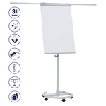 FRANKEN Mobiles Flipchart ECO – Flexibilität und Präsentationsstärke – Produktbild 3