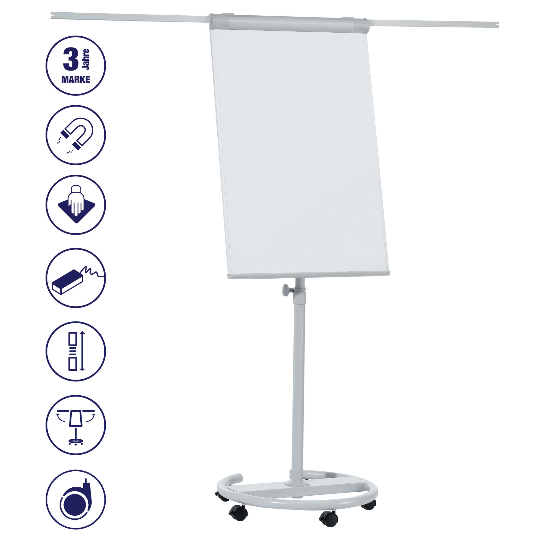 FRANKEN Mobiles Flipchart ECO – Flexibilität und Präsentationsstärke – Produktbild 3