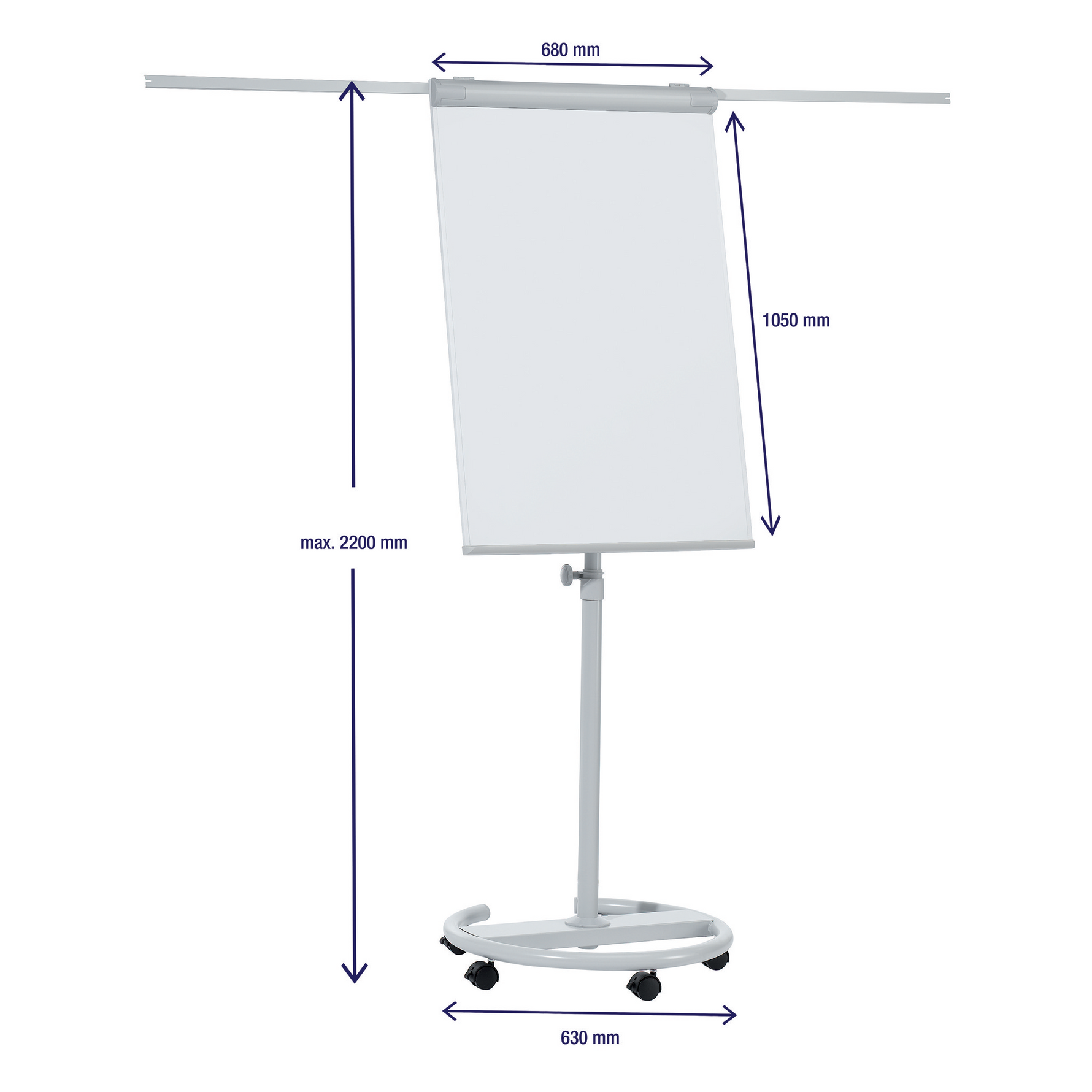 FRANKEN Mobiles Flipchart ECO – Flexibilität und Präsentationsstärke – Produktbild 4