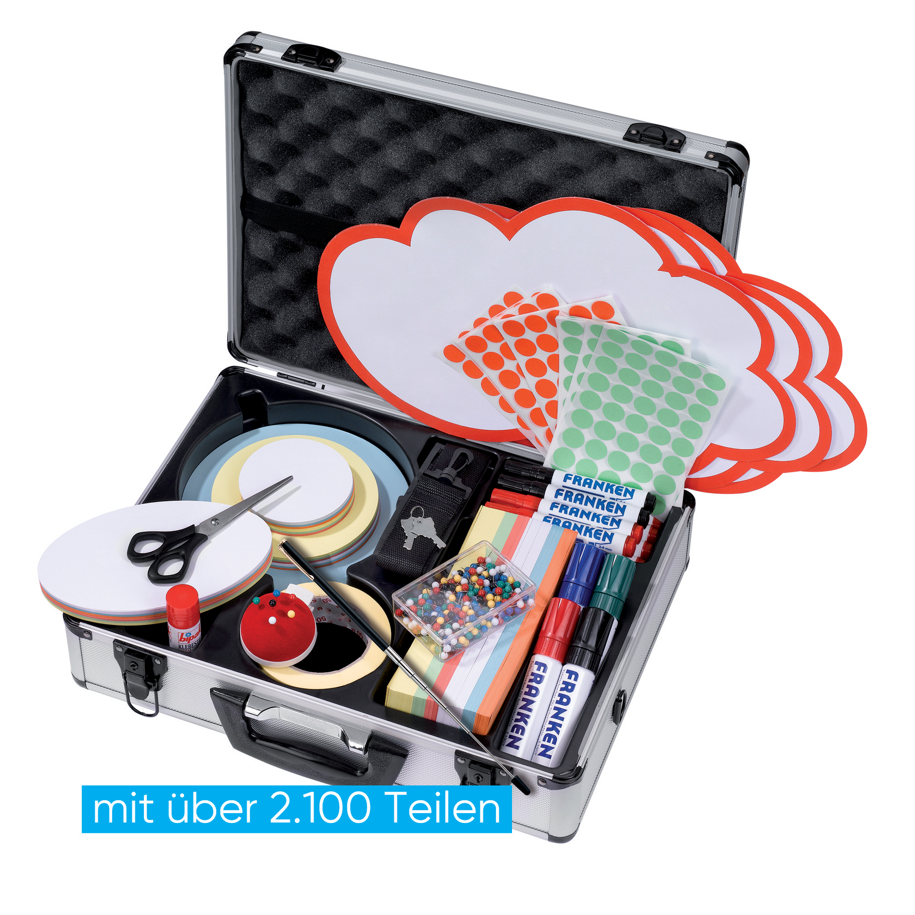 FRANKEN Moderationskoffer Kompakt – Ihre mobile Komplettlösung für Meetings & Workshops – Produktbild 5