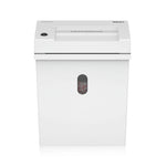 Kleiner IDEAL ShredCat 8100 CC Aktenvernichter für sicheren Datenschutz am Arbeitsplatz, mit scharfen Schneidwalzen.