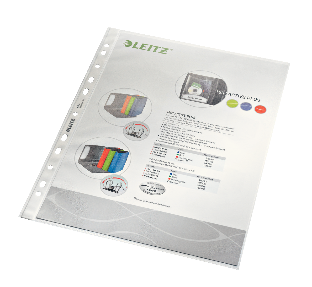 Leitz Prospekthüllen DIN A4 – 90 µm Premium-Schutz (100 St./Pack.) - Wiepa Bürofachpartner