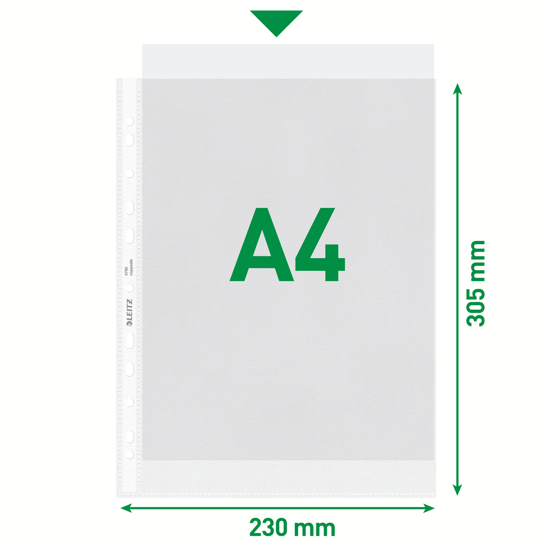 Leitz Prospekthüllen DIN A4 – 90 µm Premium-Schutz (100 St./Pack.) - Wiepa Bürofachpartner