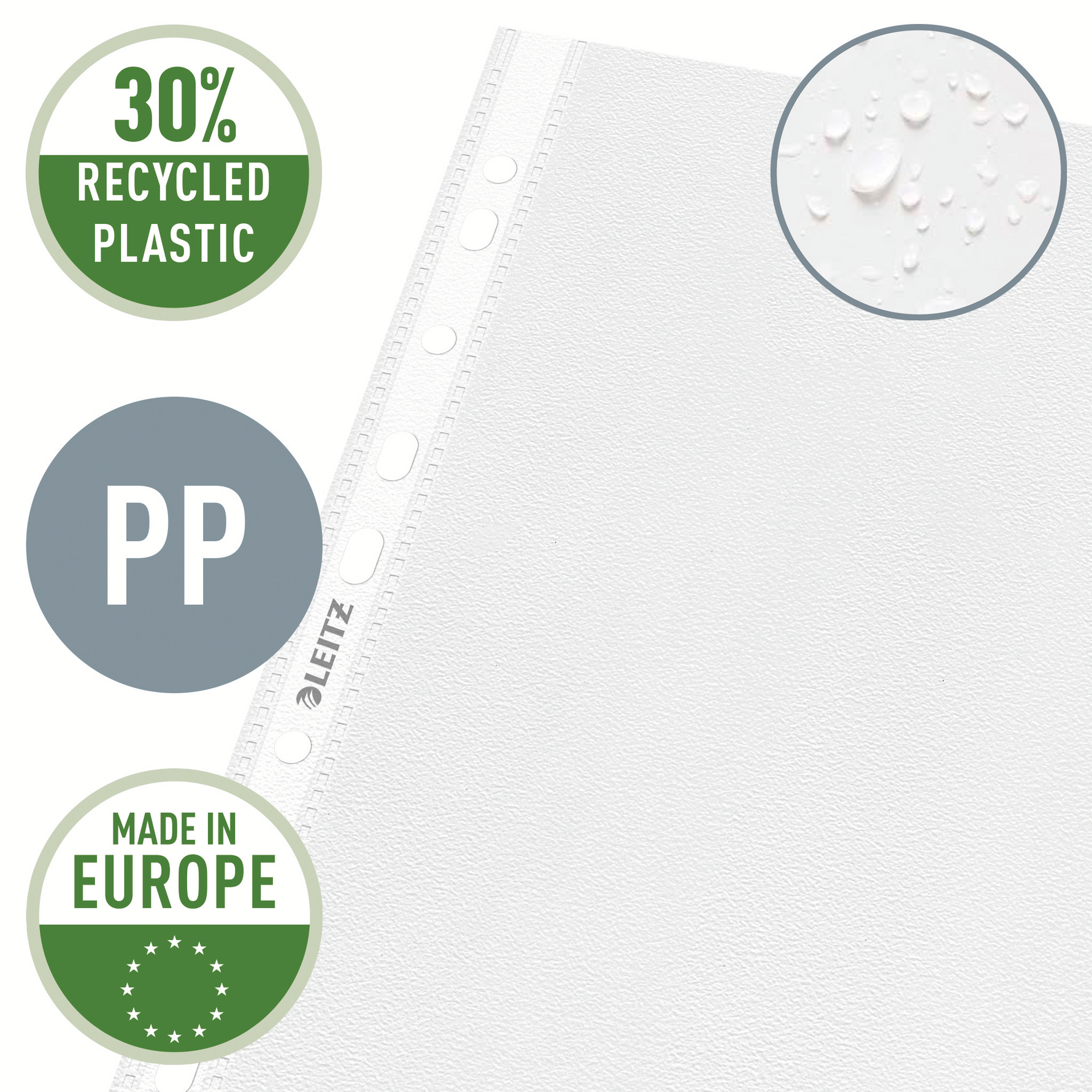 Leitz Prospekthüllen DIN A4 – 90 µm Premium-Schutz (100 St./Pack.) - Wiepa Bürofachpartner