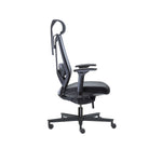 Mesh-Bürostuhl Wiepa Breeze mit oder ohne Kopfstütze, ergonomischer Sitz mit atmungsaktivem Mesh und verstellbaren Funktionen.