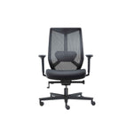 Mesh-Bürostuhl Wiepa Breeze mit oder ohne Kopfstütze, ergonomischer Sitz mit Netzrücken, für komfortables Arbeiten.