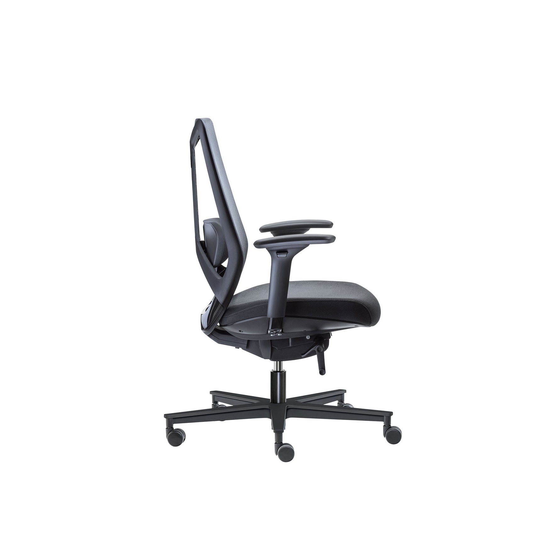 Mesh-Bürostuhl Wiepa Breeze von Wiepa Bürofachpartner mit ergonomischem Design, ohne oder mit Kopfstütze.