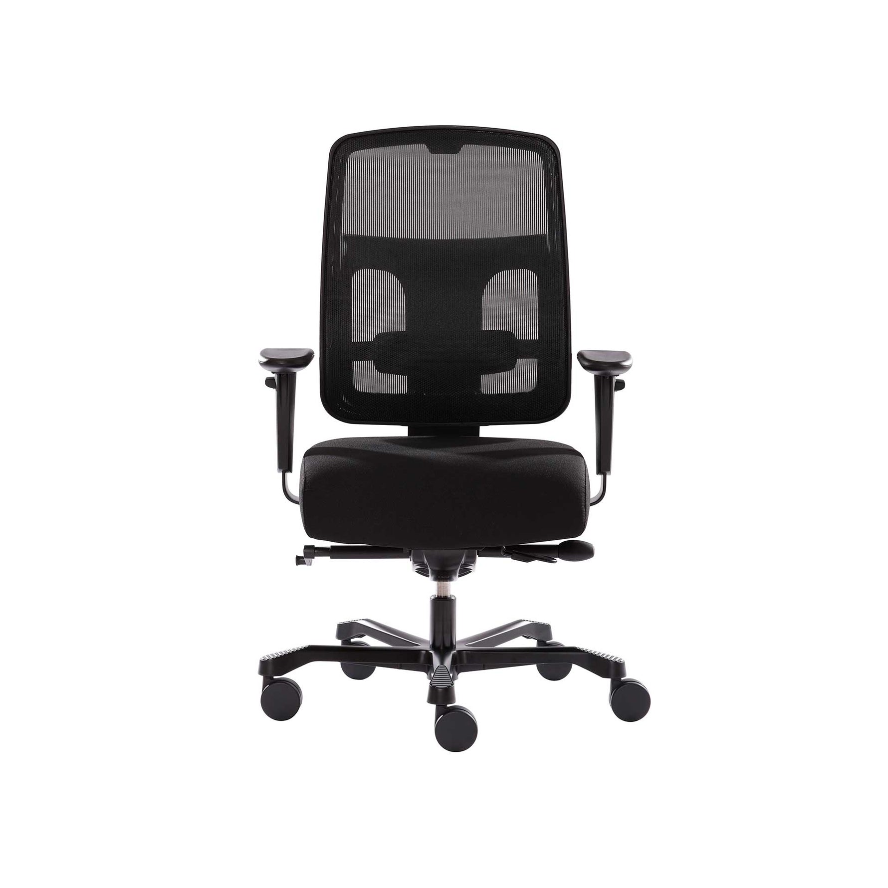 Mesh-Plus Bürostuhl XXL Air Comfort von Wiepa Bürofachpartner mit atmungsaktivem Mesh und ergonomischem Design.