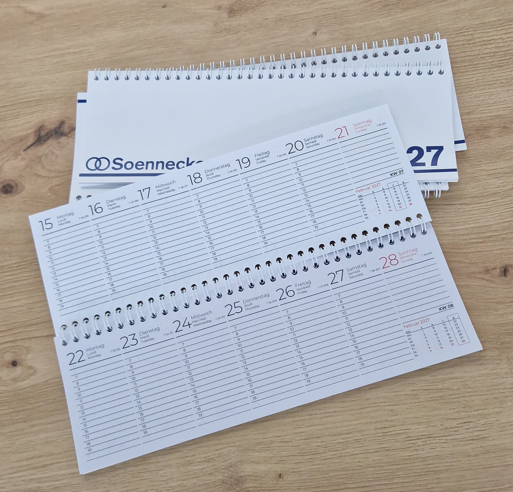 Soennecken Querkalender 2027 – Ihre Wochenplanung kompakt im Blick – Produktbild 3