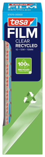 tesa® tesafilm® Eco & Clear – Nachhaltige Transparenz für Ihr Büro (10er-Pack) – Produktbild 2