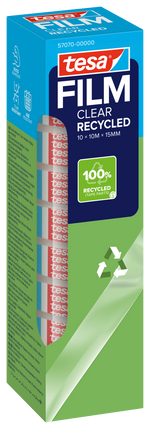 tesa® tesafilm® Eco & Clear – Nachhaltige Transparenz für Ihr Büro (10er-Pack)