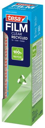 tesa® tesafilm® Eco & Clear – Nachhaltige Transparenz für Ihr Büro (10er-Pack) – Produktbild 3