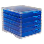styro styroswingbox light Schubladenbox Blau