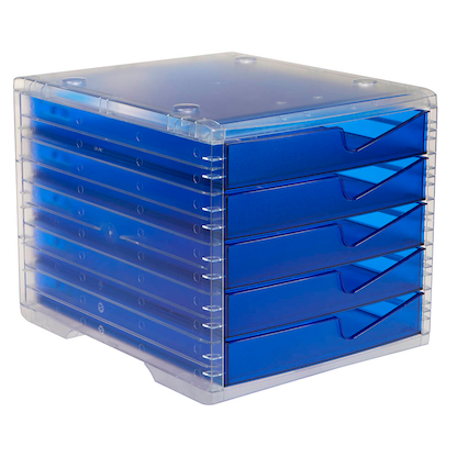 styro styroswingbox light Schubladenbox Blau