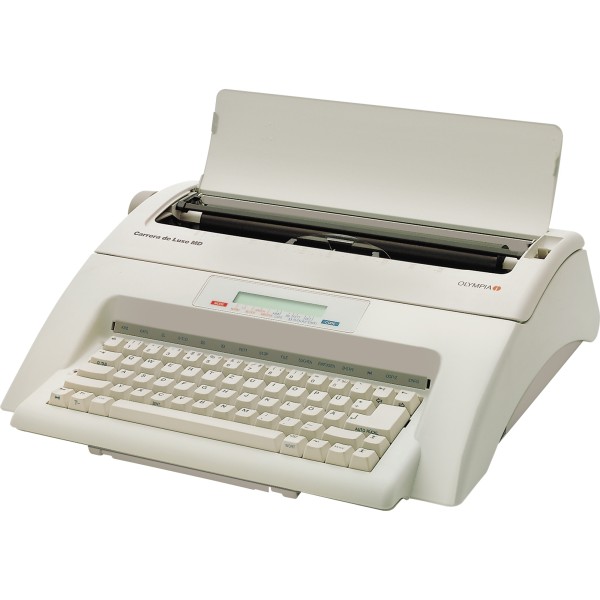 Olympia Schreibmaschine Carrera de Luxe MD 252661001 LCD Display