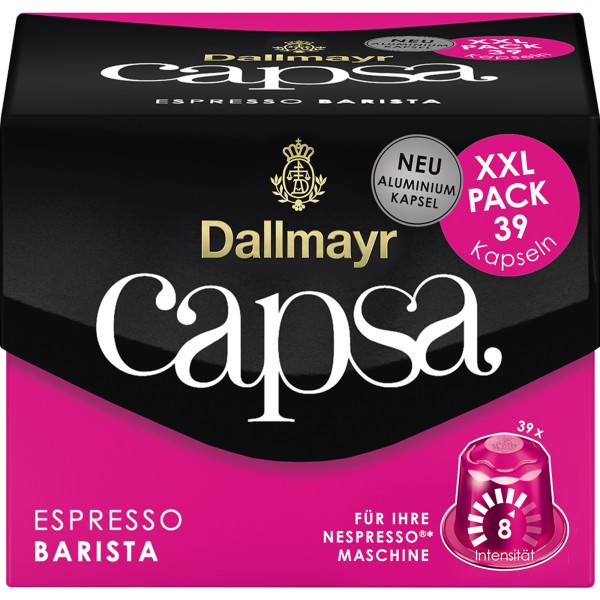 Dallmayr Kaffeekapsel capsa Barista XXL 101039000 39 St./Pack.