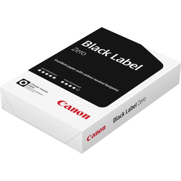 Canon Kopierpapier Black Label Zero 99840554 DIN A4 80g ws 500 Bl./Pack