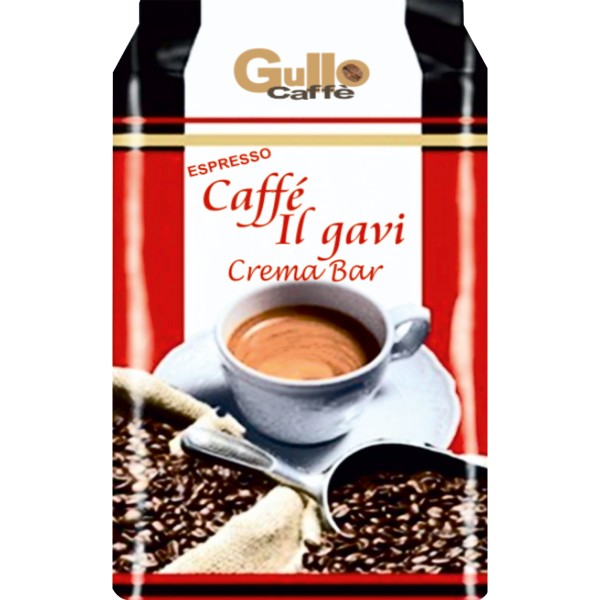 Gullo Kaffee Caffé II Gavi 10005 ganze Bohne 1.000 g/Pack.