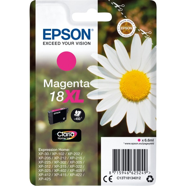 Epson Tintenpatrone C13T18134012 6,6ml magenta