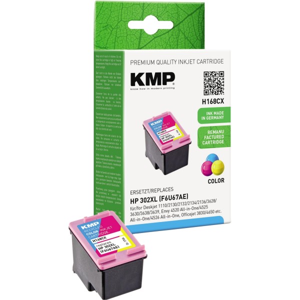 KPM Tintenpatrone H168V 1746,4030 wie HP 302XL sw/farbig 2St.