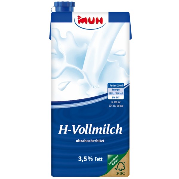 MUH H-Milch 588655 3,5Prozent 1l 12St.