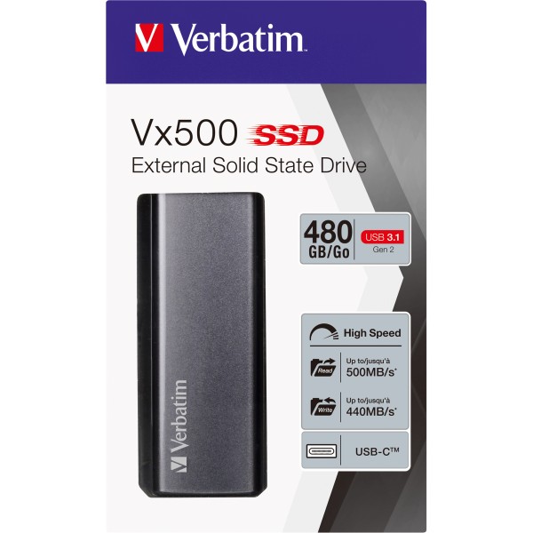 Verbatim SSD 47443 480GB USB3.1 1,8Zoll
