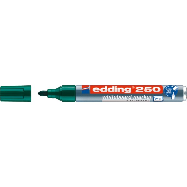 edding Boardmarker 250 4-250004 1,5-3mm Rundspitze nachfüllbar gn