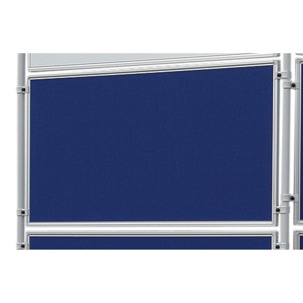 Franken Stellwand-Tafel EL-UTF90 03 90x120cm (HxB) beids. Filz blau