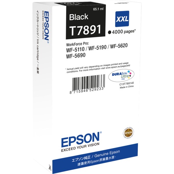 Epson Tintenpatrone C13T789140 79XXL 4.000Seiten schwarz