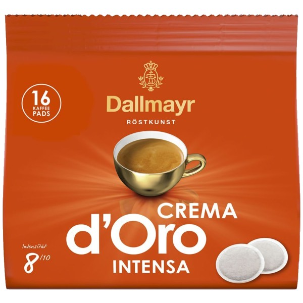 Dallmayr Kaffeepad Crema d'Oro Intensa 428016007 16 St./Pack.