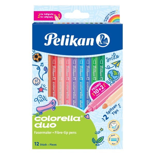 Pelikan Faserschreiber Colorella Duo C407/12 813846 12St
