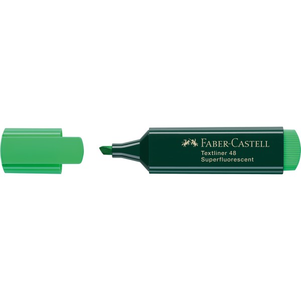 Faber-Castell Textmarker TEXTLINER 48 154863 1-5mm grün