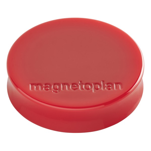 magnetoplan Magnet Ergo Medium 1664006 30mm rot 10 St./Pack.