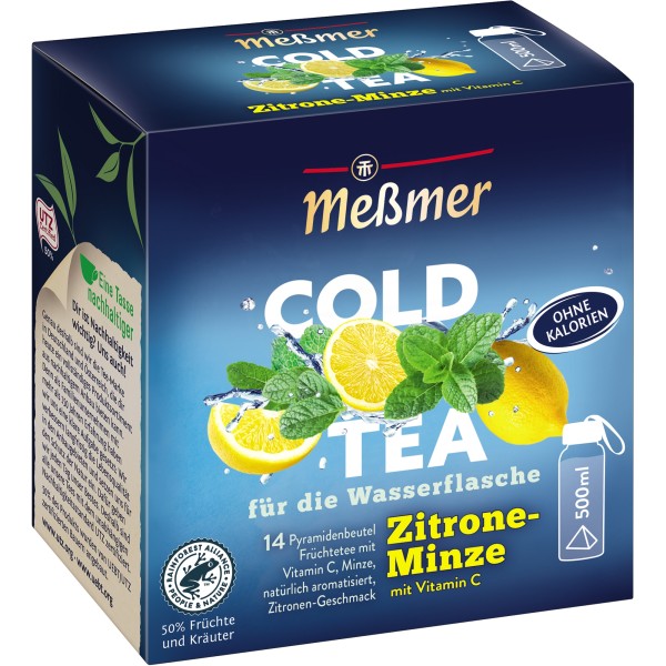 Meßmer Tee COLD TEA 105565 Zitrone-Minze 14St.