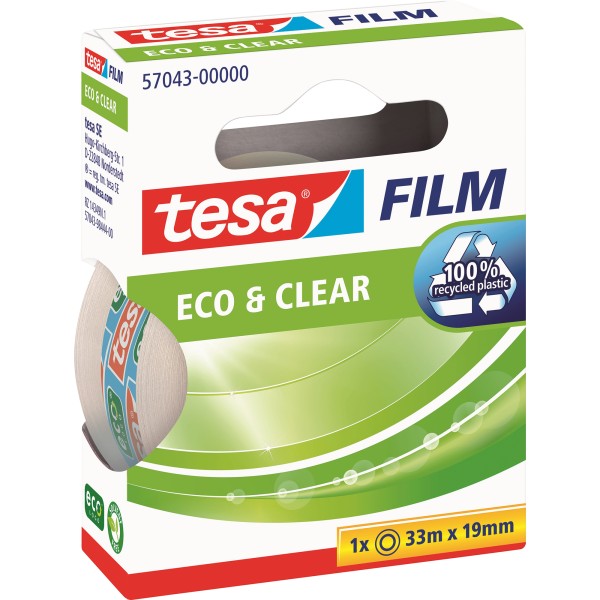tesa Klebefilm tesafilm Eco&Clear 57043-00000 19mmx33m