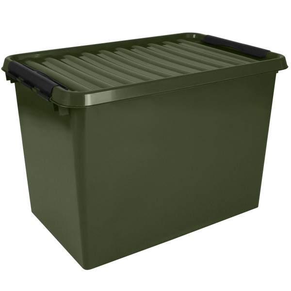 Sunware Aufbewahrungsbox Q-line 83600617 recyclt 72L grün