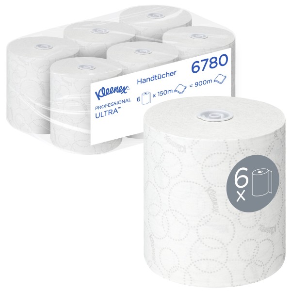 Kleenex Rollenhandtuch Ultra 6780 2lagig 150m AIRFLEX ws 6 St./Pack.