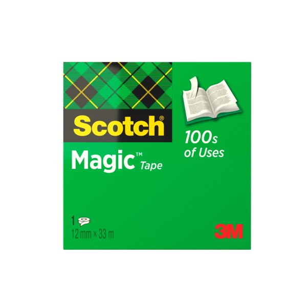 Scotch Klebefilm Magic 810 M8101233 12mmx33m unsichtbar