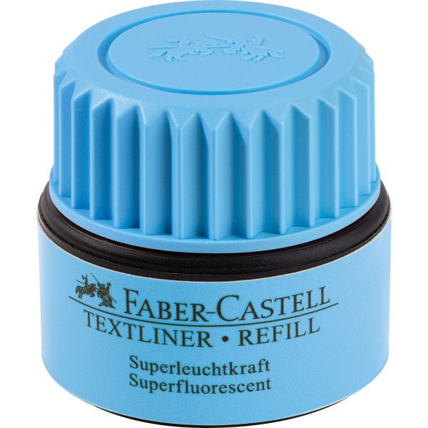 Faber-Castell Nachfülltusche TEXTLINER 1549 154951 25ml blau