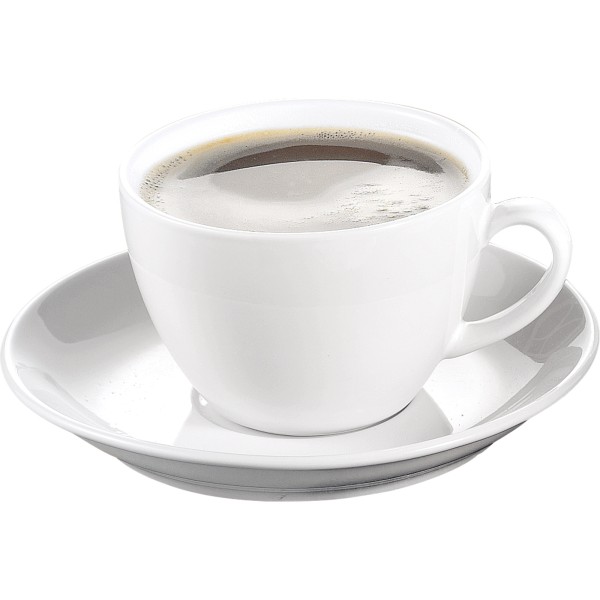 Esmeyer Kaffeetasse Bistro 433-255 Untertasse weiß 6 St./Pack.