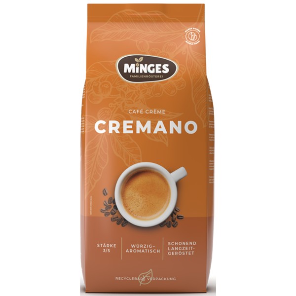 Minges Kaffee Cremano V618001 ganze Bohne 1.000g