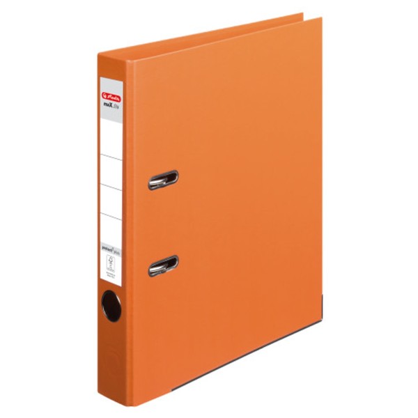 Herlitz Ordner maX.file protect plus 10834869 A4 50mm PP orange