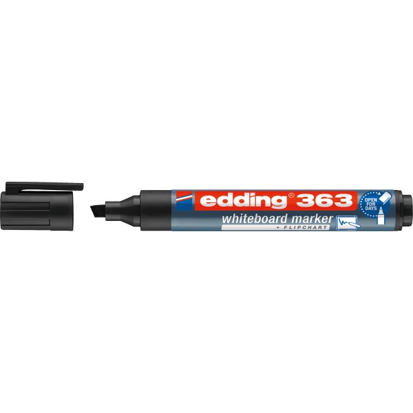 edding Whiteboardmarker 363 4-363001 1-5mm Keilspitze schwarz