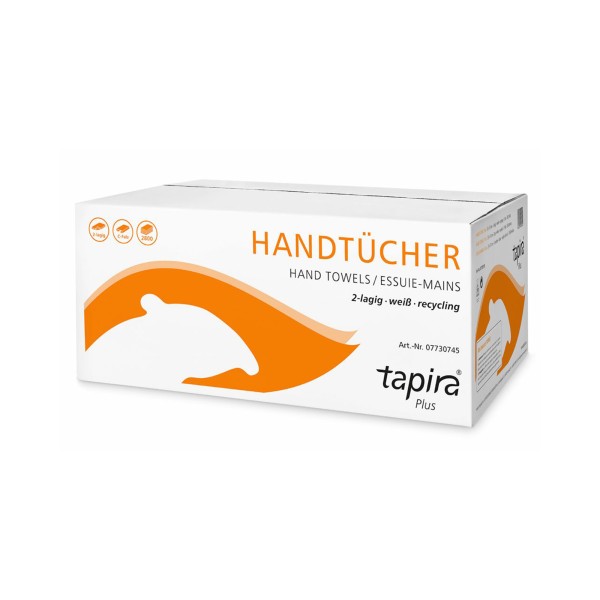 tapira Papierhandtuch Plus 07730743 2lg. V-Falz weiß 3.990St.
