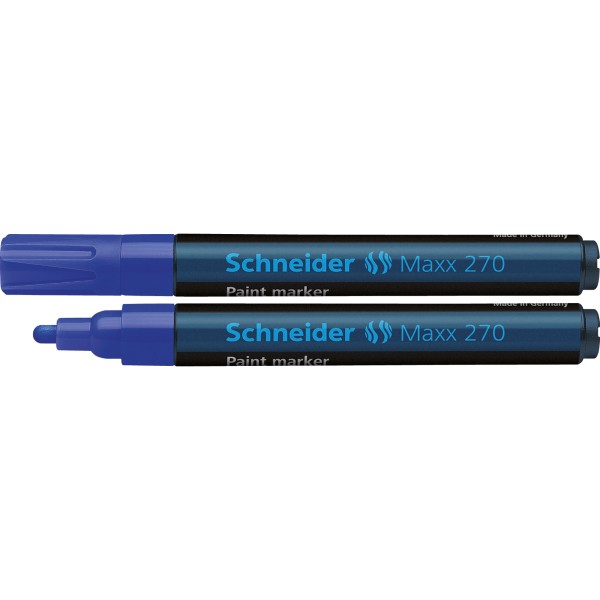 Schneider Lackmarker Maxx 270 127003 1-3mm Rundspitze blau