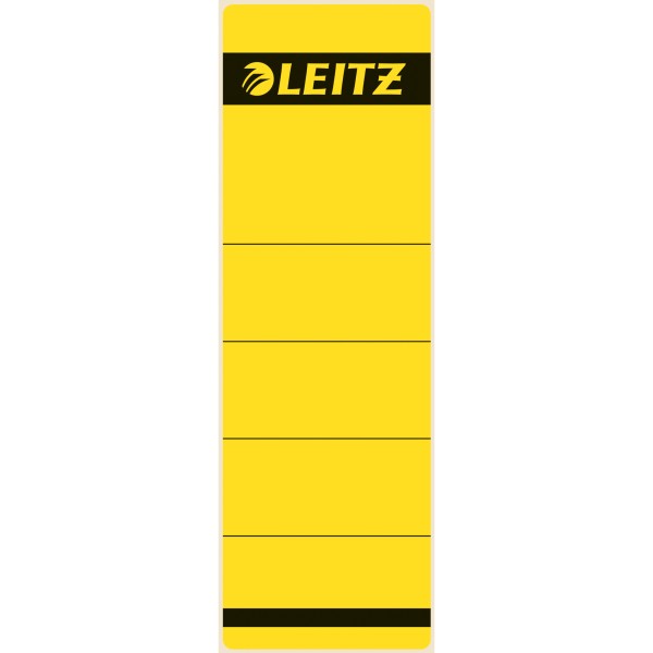 Leitz Ordneretikett 16420015 kurz/breit Papier gelb 10 St./Pack.