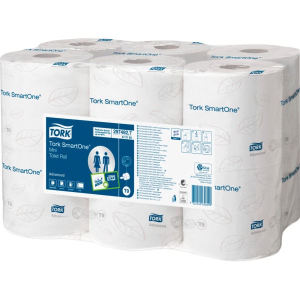 Tork Toilettenpapier Smart One Mini 472193 ws 12 St./Pack.