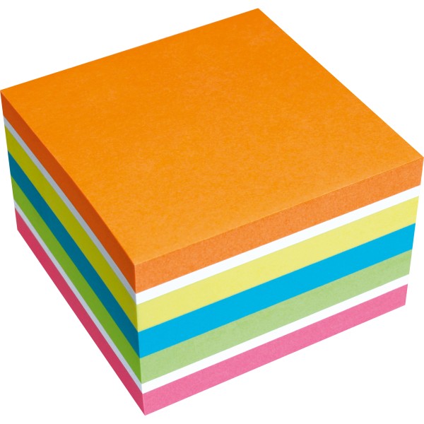 Soennecken Haftnotizwürfel mit 5 Farben 450 Blatt