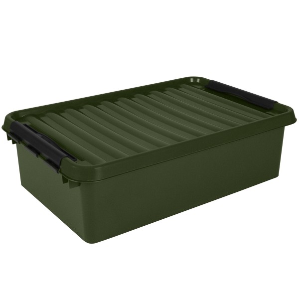 Sunware Aufbewahrungsbox Q-line 79600017 recyclt 32L grün