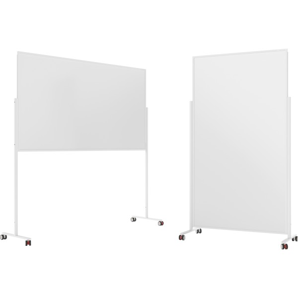 magnetoplan Whiteboard Vario 1181100 100x180cm Rahmen weiß